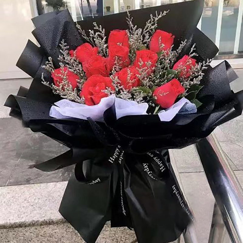 MYHC-02 BOPP Han Su Paper Solid Color Flower Packaging Film