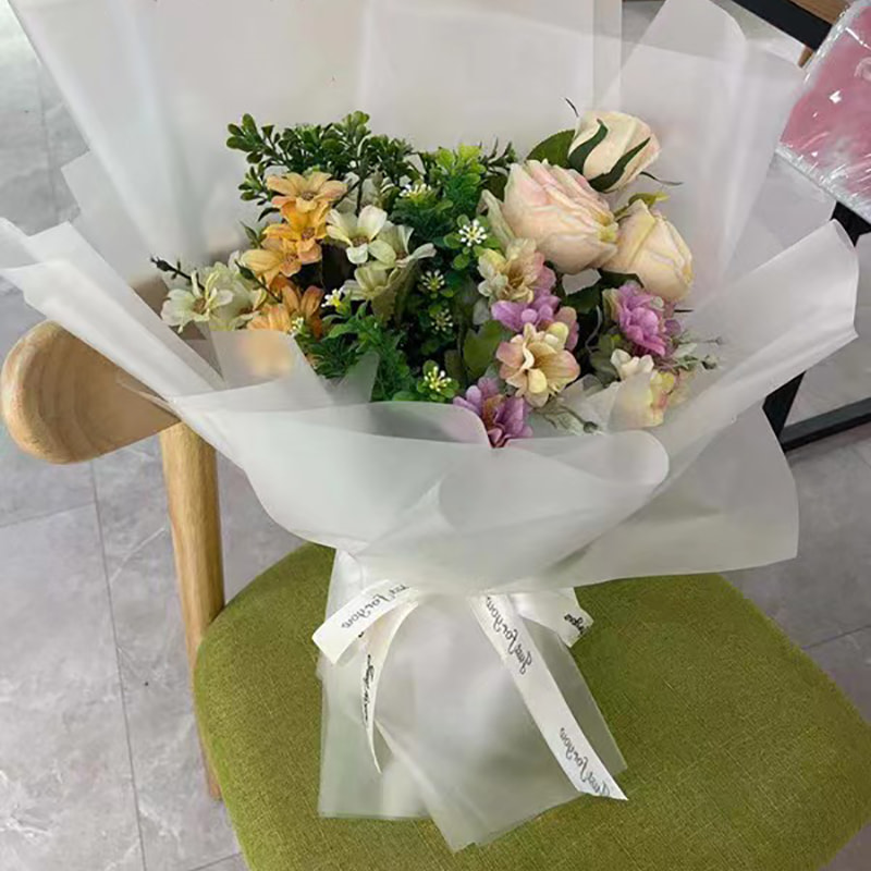 MYHC-02 BOPP Han Su Paper Solid Color Flower Packaging Film