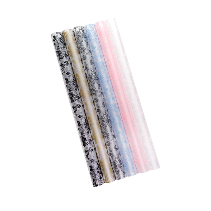 MYHC-07 Exquisite Butterfly Lines, Transparent Flower Packaging Film