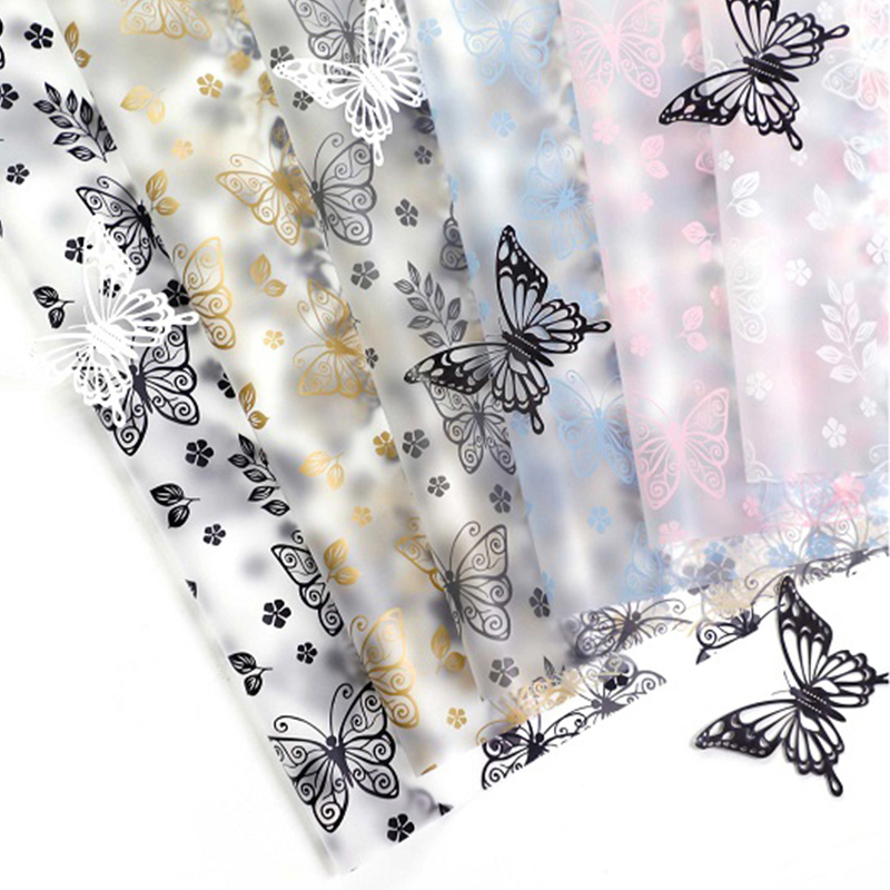 MYHC-07 Exquisite Butterfly Lines, Transparent Flower Packaging Film