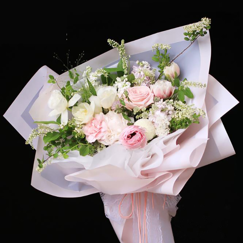 MYHC-09 Puffy Skirt  57×57cm (±2cm) Solid Color Flower Packaging Film