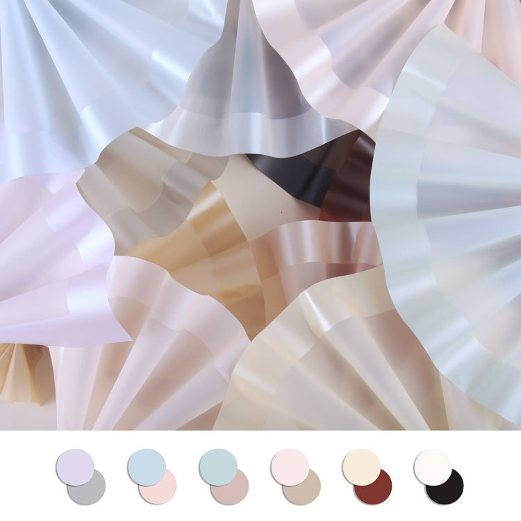 MYHC-09 Puffy Skirt  57×57cm (±2cm) Solid Color Flower Packaging Film
