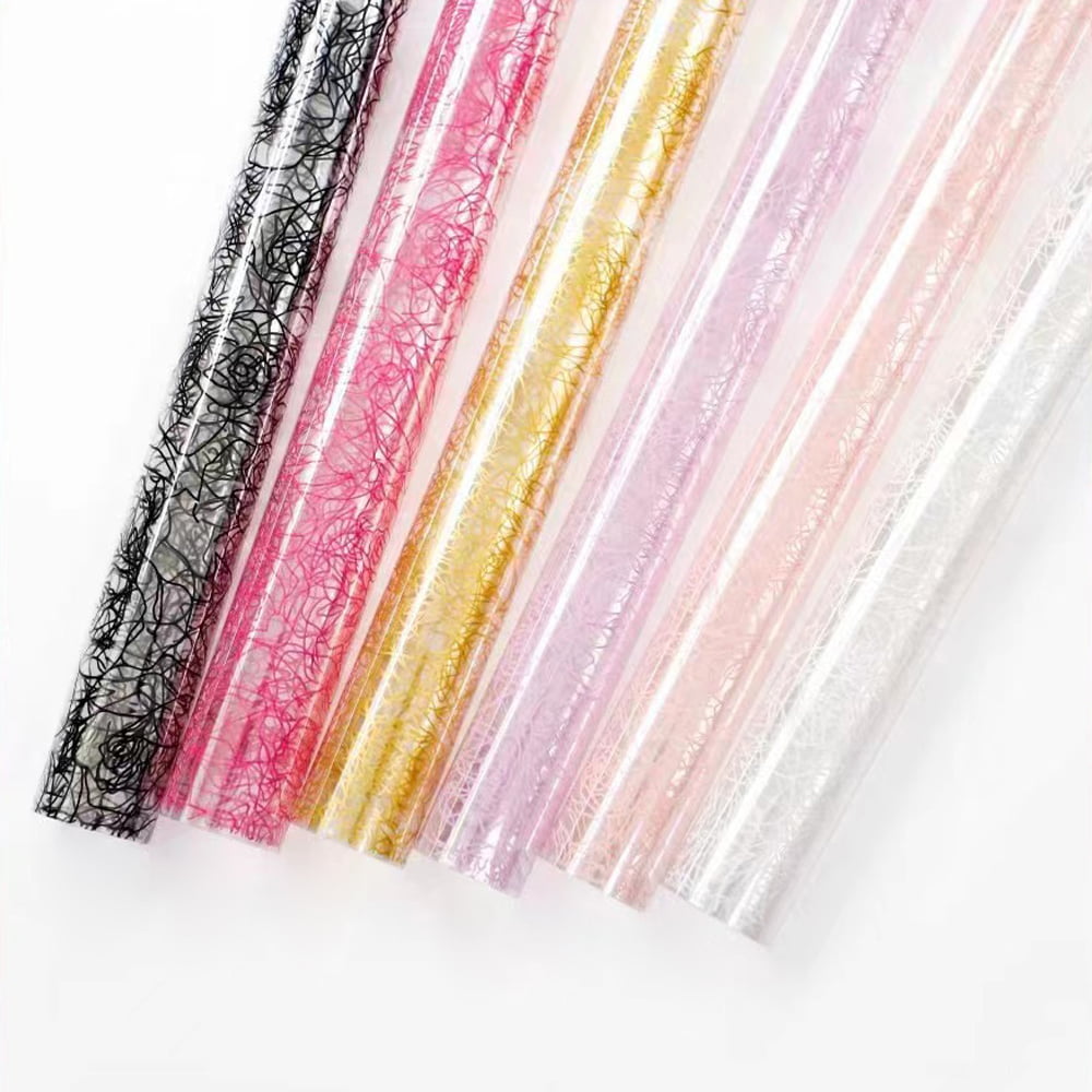 MYHC-29 Monochrome Rose Lines OPP Transparent Flower Packaging Film
