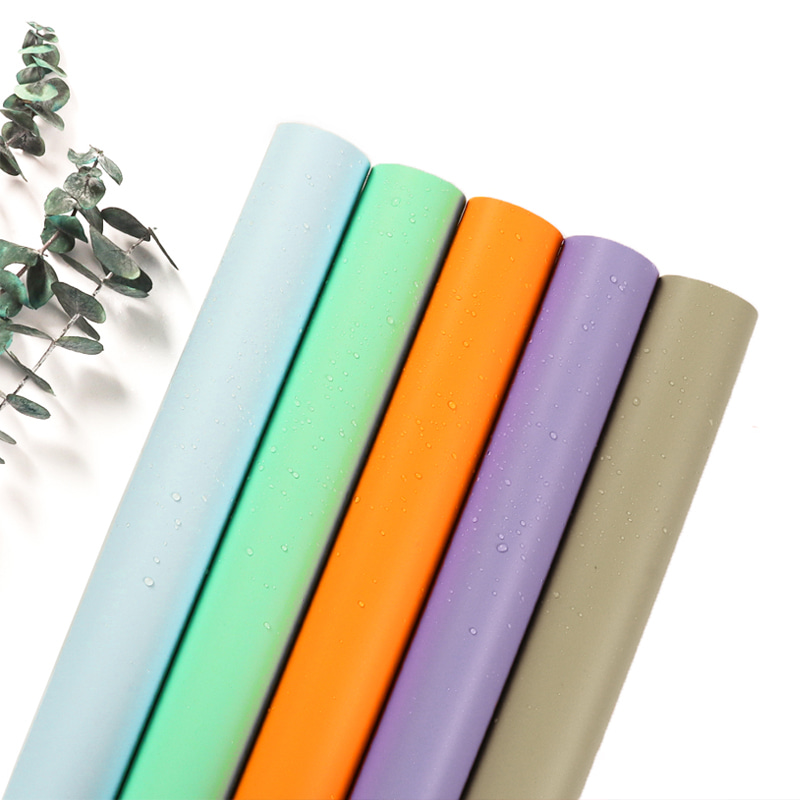 MYHC-30 20 Colors Pearl Film Solid Color Flower Wrapping Paper 