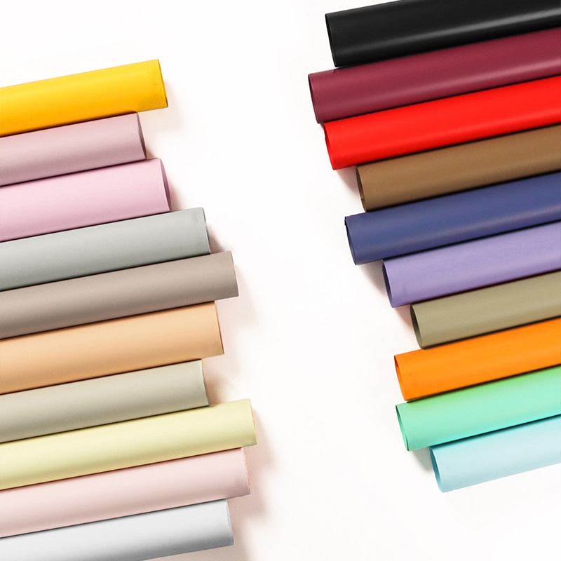 MYHC-30 20 Colors Pearl Film Solid Color Flower Wrapping Paper 