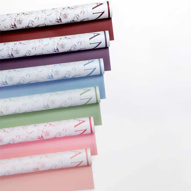 MYHC-49 Single-Sided Pattern Fresh Matte Flower Wrapping Paper