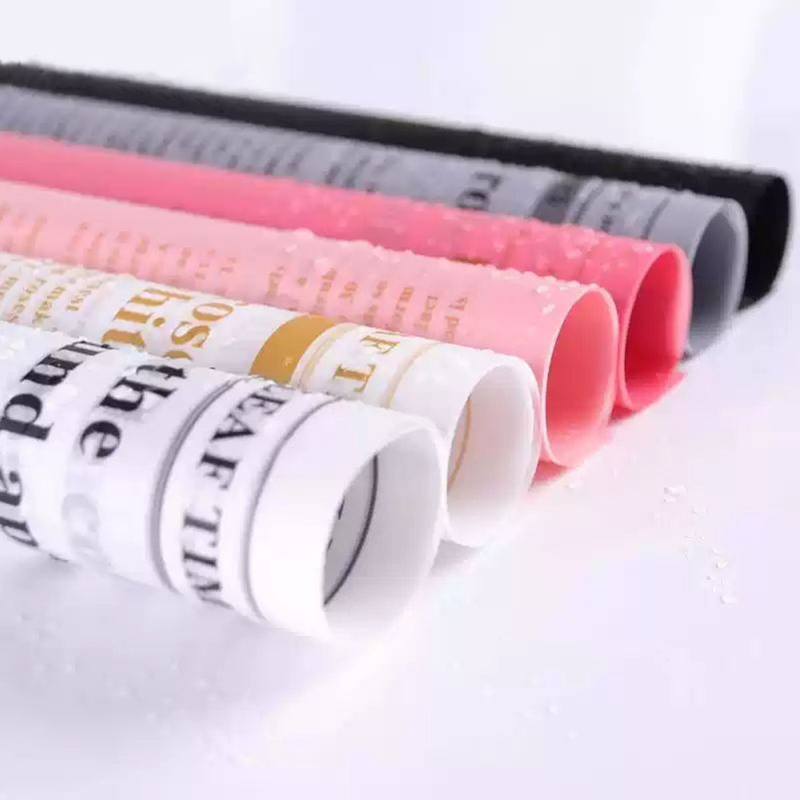 MYHC-52 Herb Golden Light Matt Film 57×57cm (±2cm) Plastic Flower Packaging Film 