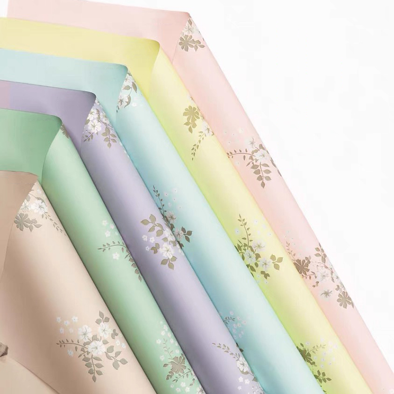 MYHC-55 Simple Light-Colored Matte Flower Packaging Film