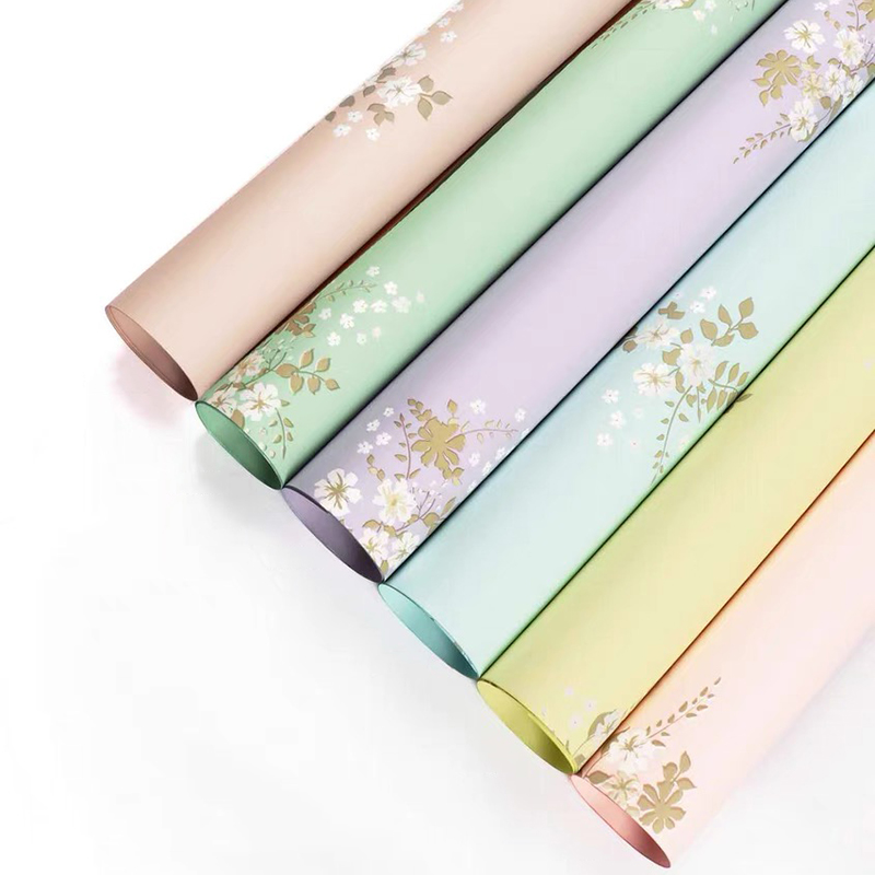 MYHC-55 Simple Light-Colored Matte Flower Packaging Film