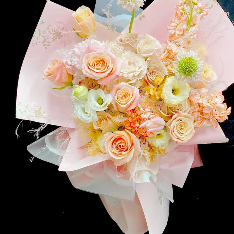 MYHC-55 Simple Light-Colored Matte Flower Packaging Film