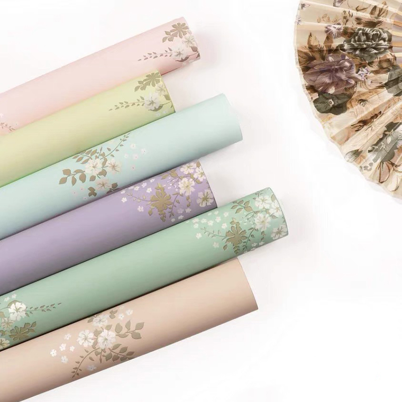 MYHC-55 Simple Light-Colored Matte Flower Packaging Film