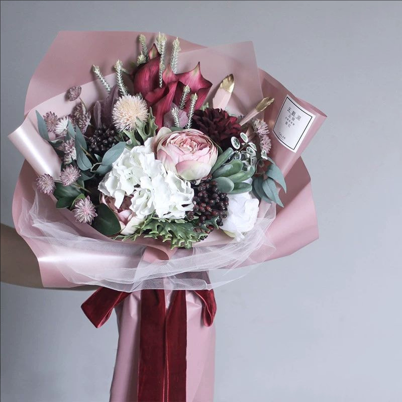 MYHC-59 Yunjin Mattress Film Solid Color Flower Packaging Film