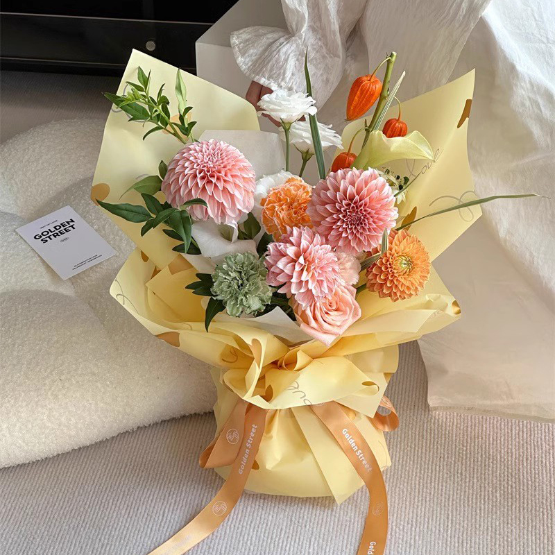 MYHC-75 6 Colors 57×57cm (±2cm) Matte Flower Packaging Film