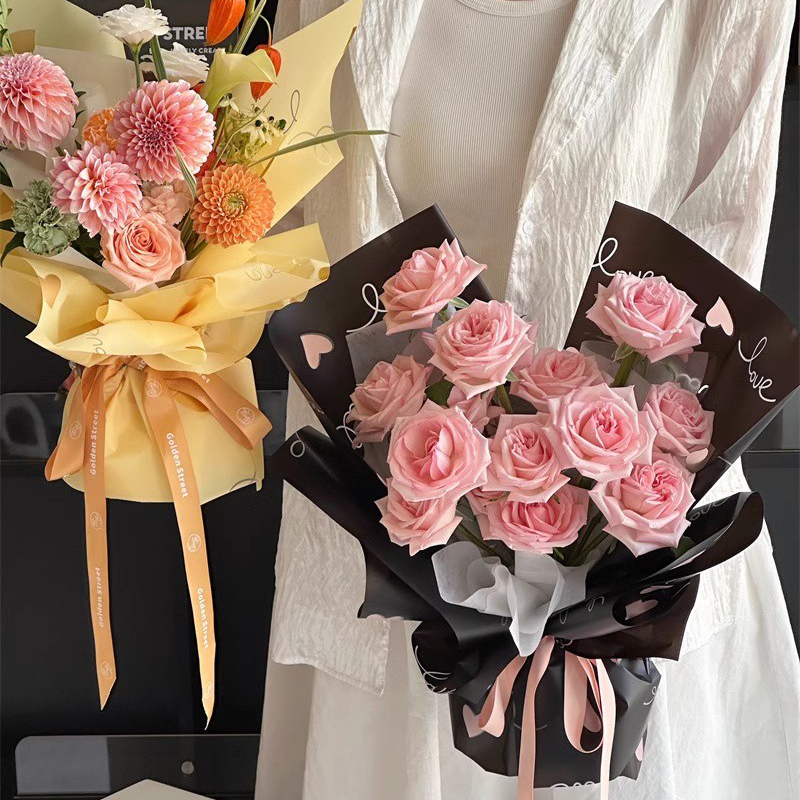 MYHC-75 6 Colors 57×57cm (±2cm) Matte Flower Packaging Film