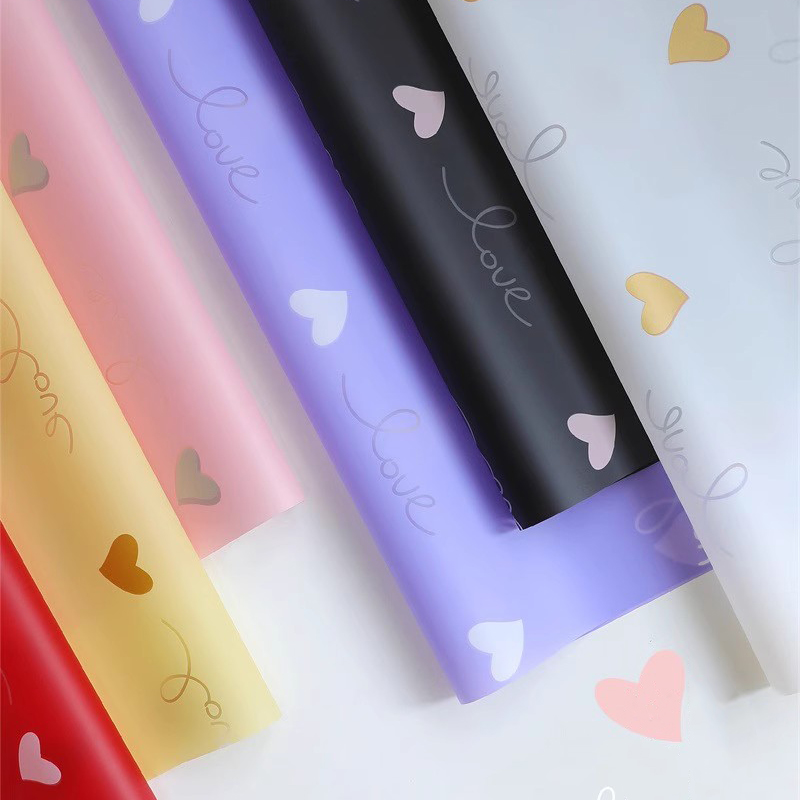MYHC-75 6 Colors 57×57cm (±2cm) Matte Flower Packaging Film