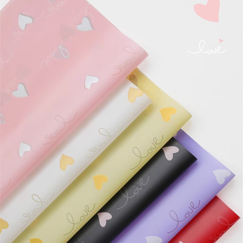 MYHC-75 6 Colors 57×57cm (±2cm) Matte Flower Packaging Film