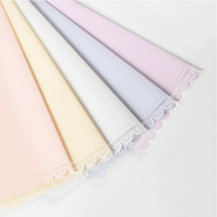 Plastic Thickened Waterproof Lace Wrapped Paper