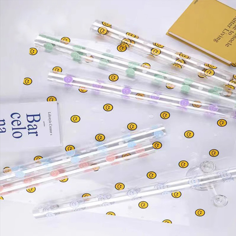 OPP Cellophane Smiling Face Flower Wrapping Paper