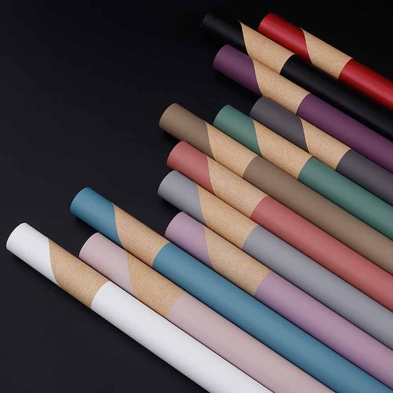 Korean Solid-Color Bouquet Wrapping Paper