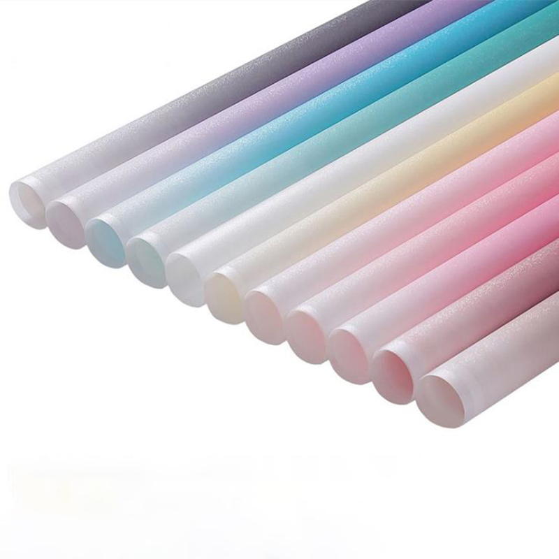 Ice Mist Gradient Film Bouquet Wrapping Paper